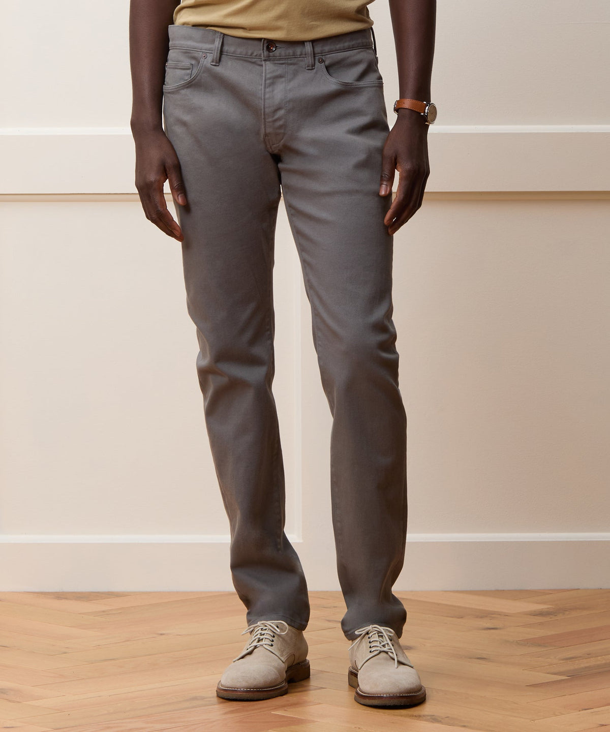 Todd Snyder Slim Fit 5-Pocket Chino - Rocky Coast