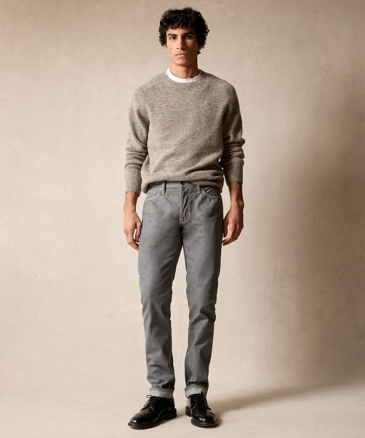 Todd Snyder Slim Lightweight Japanese Selvedge Jean - Charcoal