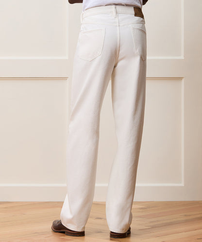 Todd Snyder Relaxed Selvedge Jean - White