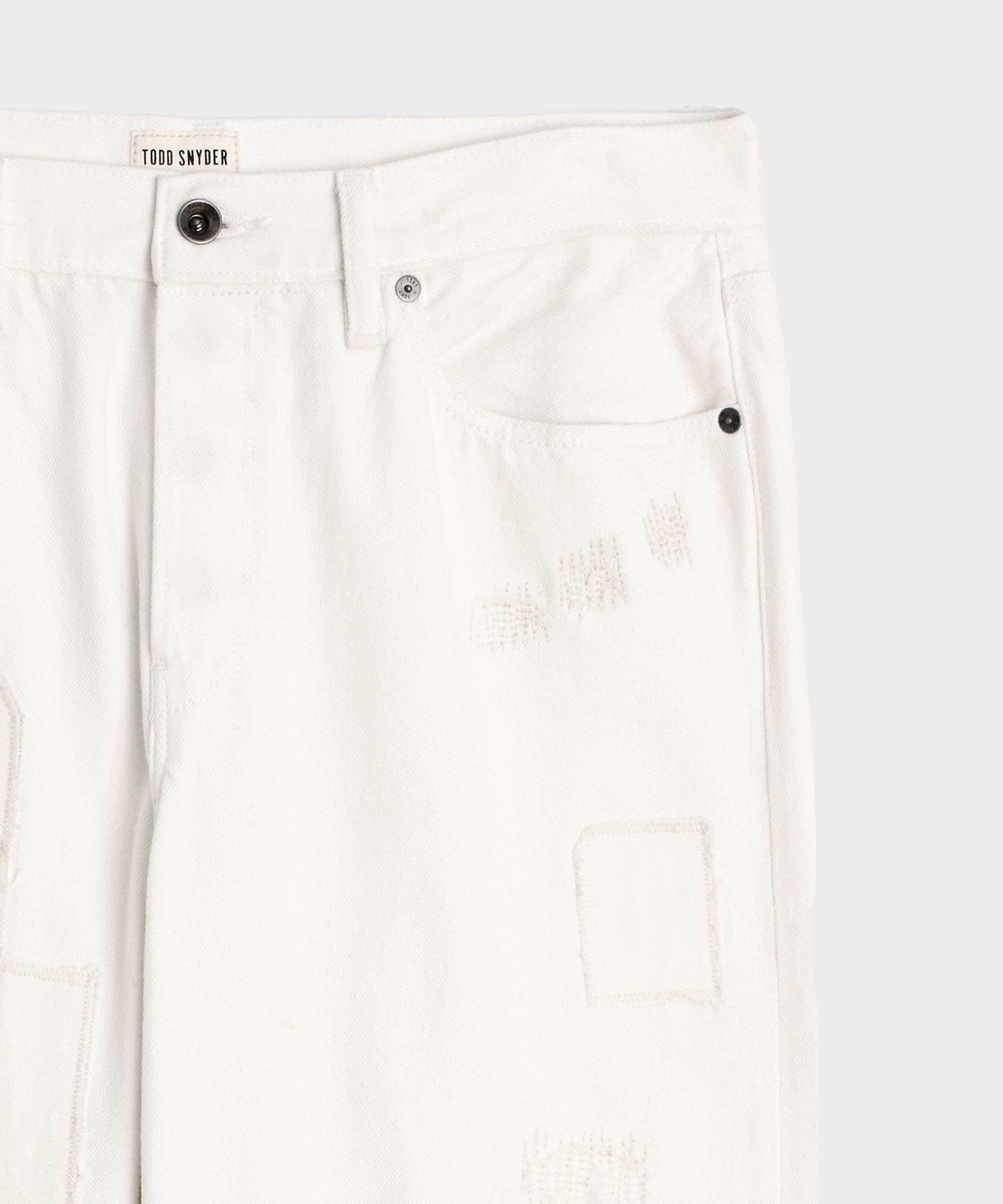Todd Snyder Relaxed Selvedge Jean - White