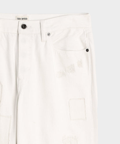 Todd Snyder Relaxed Selvedge Jean - White
