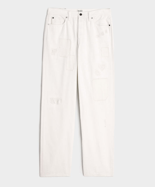 Todd Snyder Relaxed Selvedge Jean - White