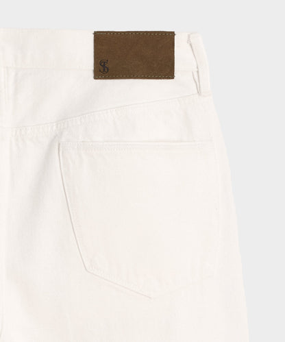 Todd Snyder Relaxed Selvedge Jean - White