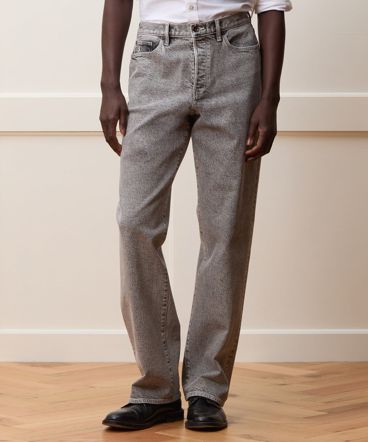 Todd Snyder Relaxed Selvedge Jean - Charcoal
