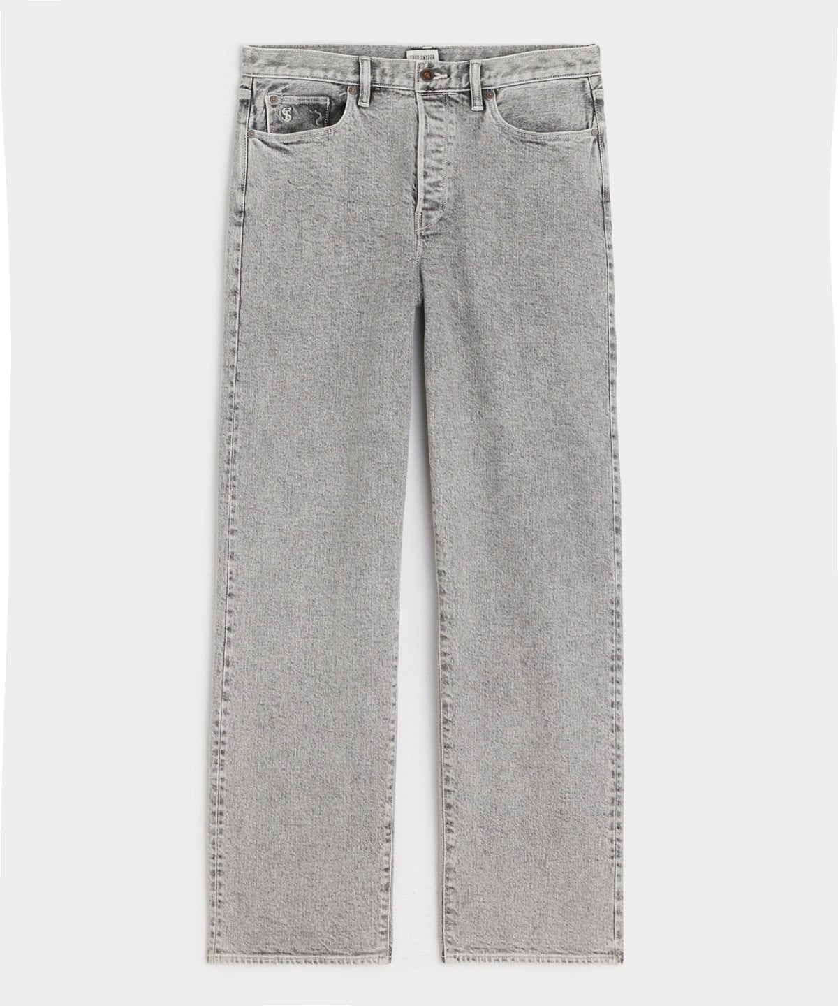 Todd Snyder Relaxed Selvedge Jean - Charcoal