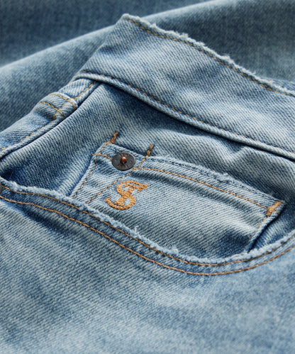 Todd Snyder Straight Fit Stretch Jean - Blue