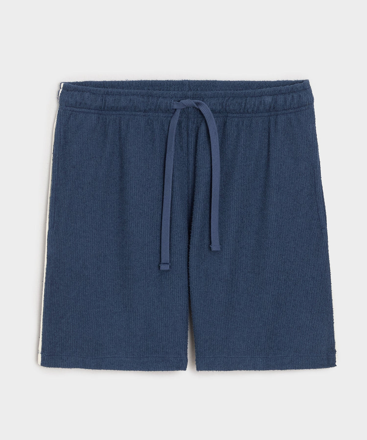 Todd Snyder 7" Bouclé Short - Smoked Cobalt