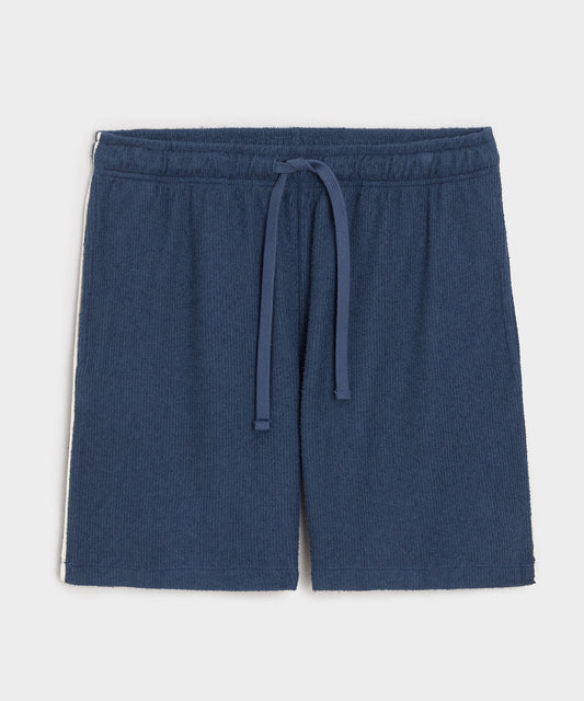 Todd Snyder 7" Bouclé Short - Smoked Cobalt