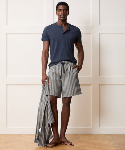 Todd Snyder 8" Playa Short - Navy Stripe