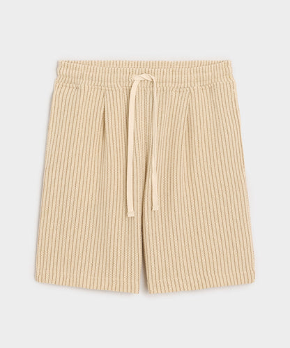 Todd Snyder 8" Playa Short - Tan Stripe