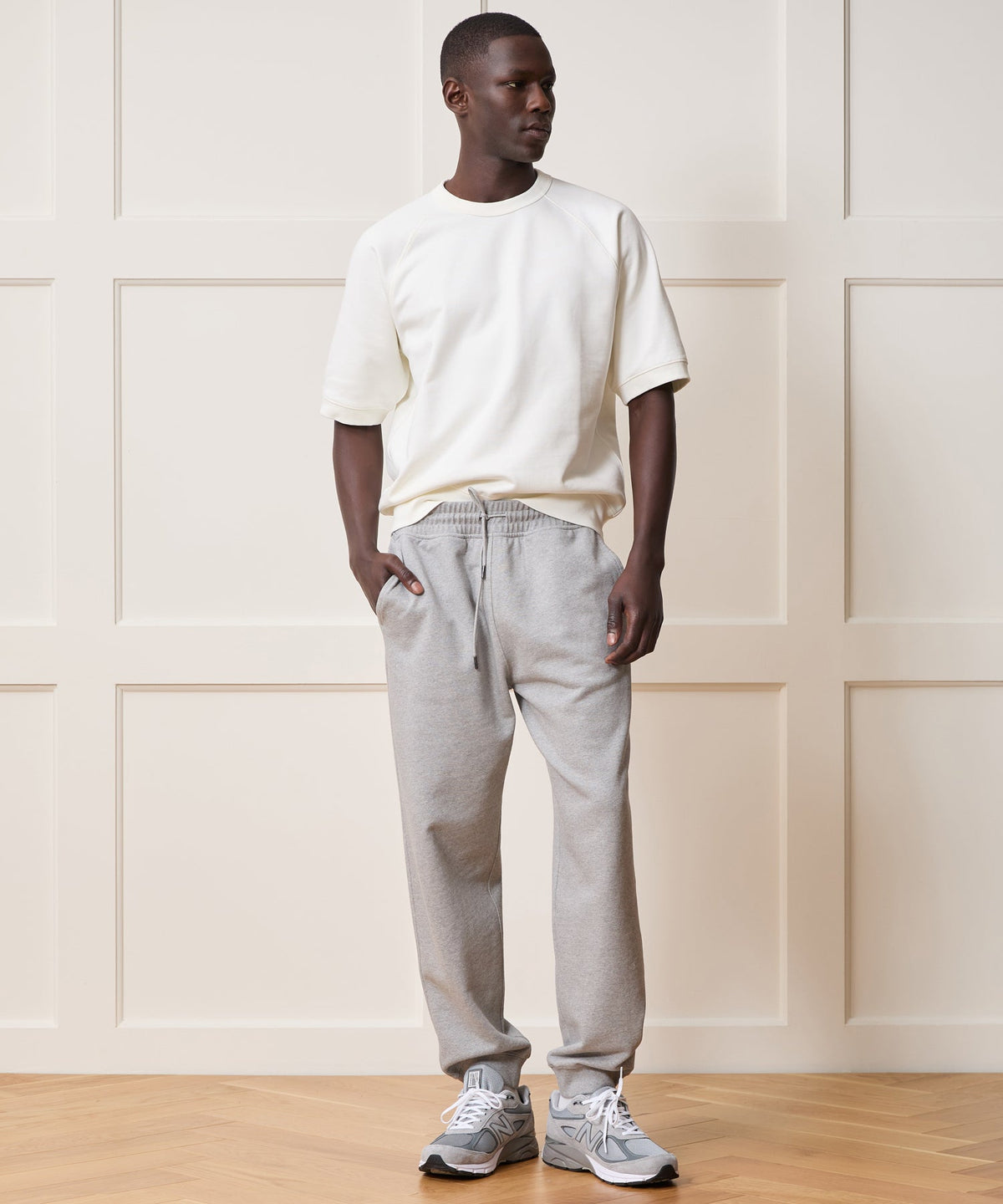 Todd Snyder Foundation Short-Sleeve Sweatshirt - Bisque