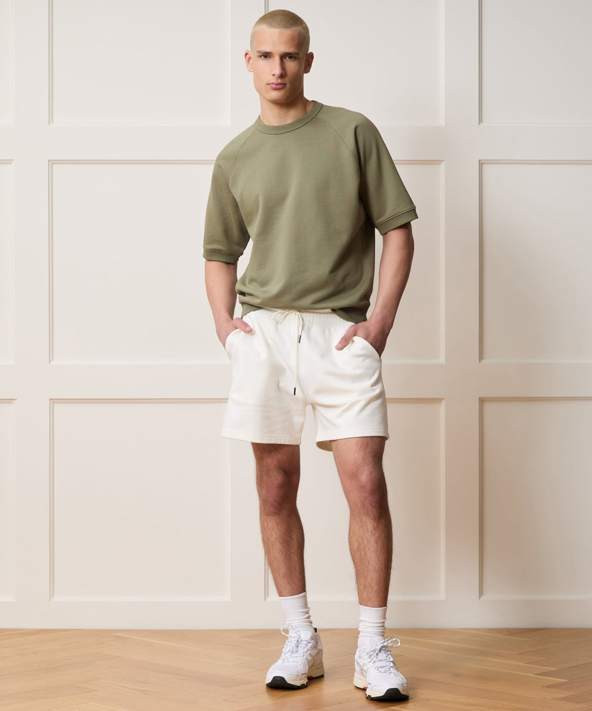 Todd Snyder Foundation Short-Sleeve Sweatshirt - Fogstone