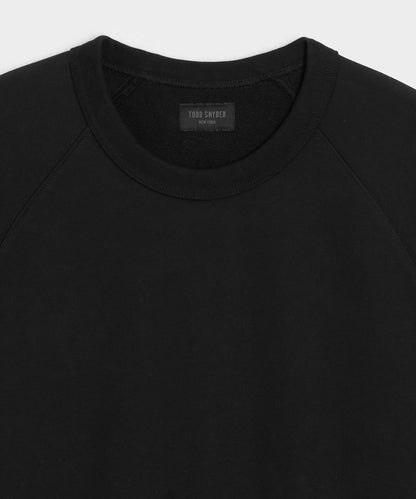 Todd Snyder Foundation Short-Sleeve Sweatshirt - Pitch Black