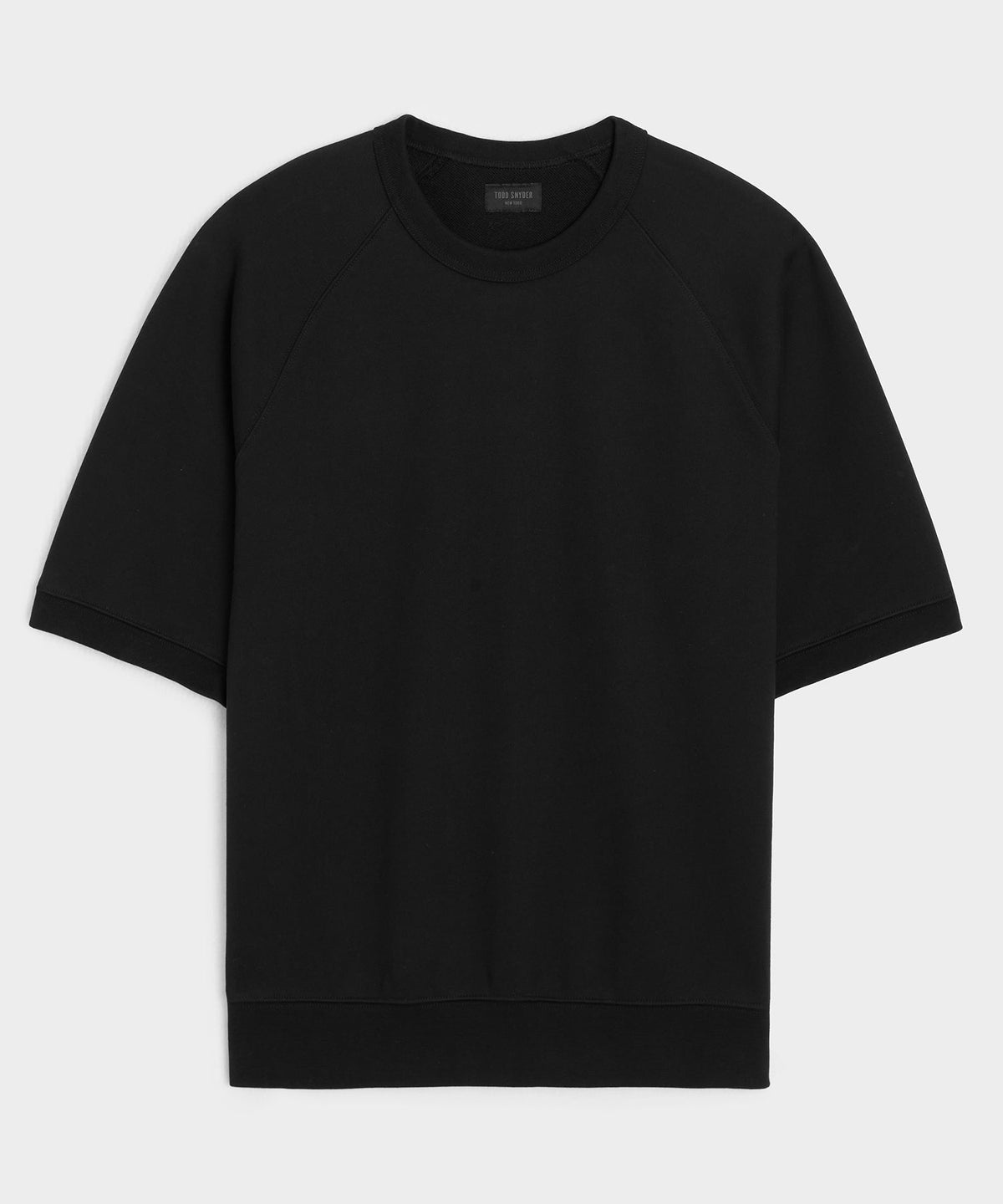Todd Snyder Foundation Short-Sleeve Sweatshirt - Pitch Black