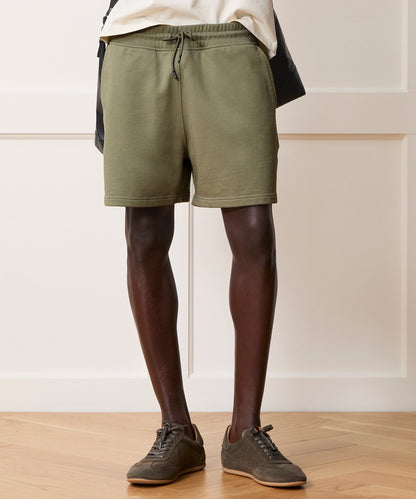 Todd Snyder 5" Foundation Sweatshort - Fogstone
