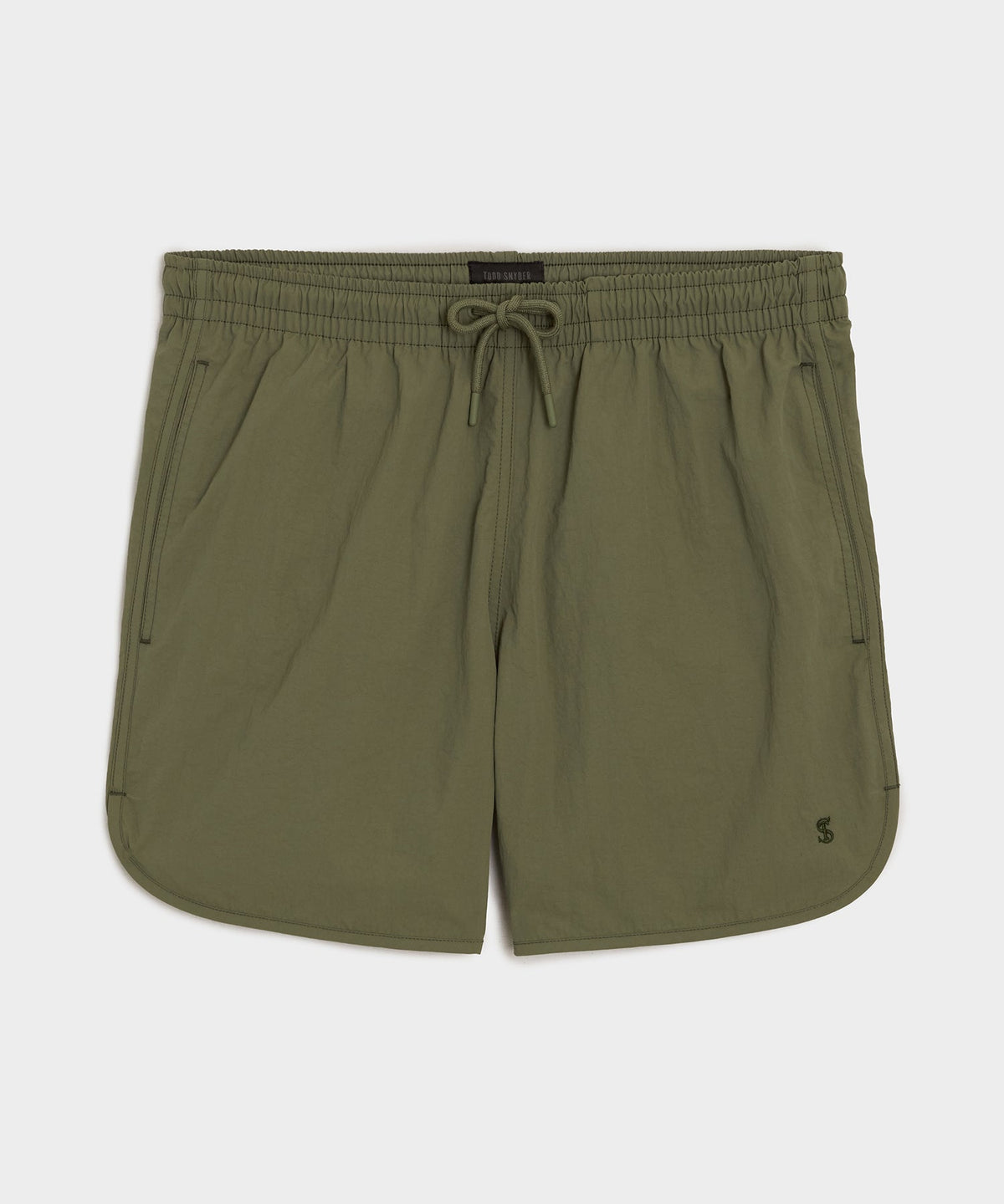 Todd Snyder 5" Nylon Dolphin Short - Fogstone