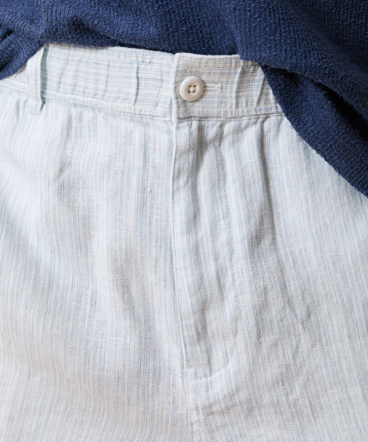 Todd Snyder 5" Linen Beachcomber Short - Light Indigo