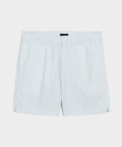 Todd Snyder 5" Linen Beachcomber Short - Light Indigo