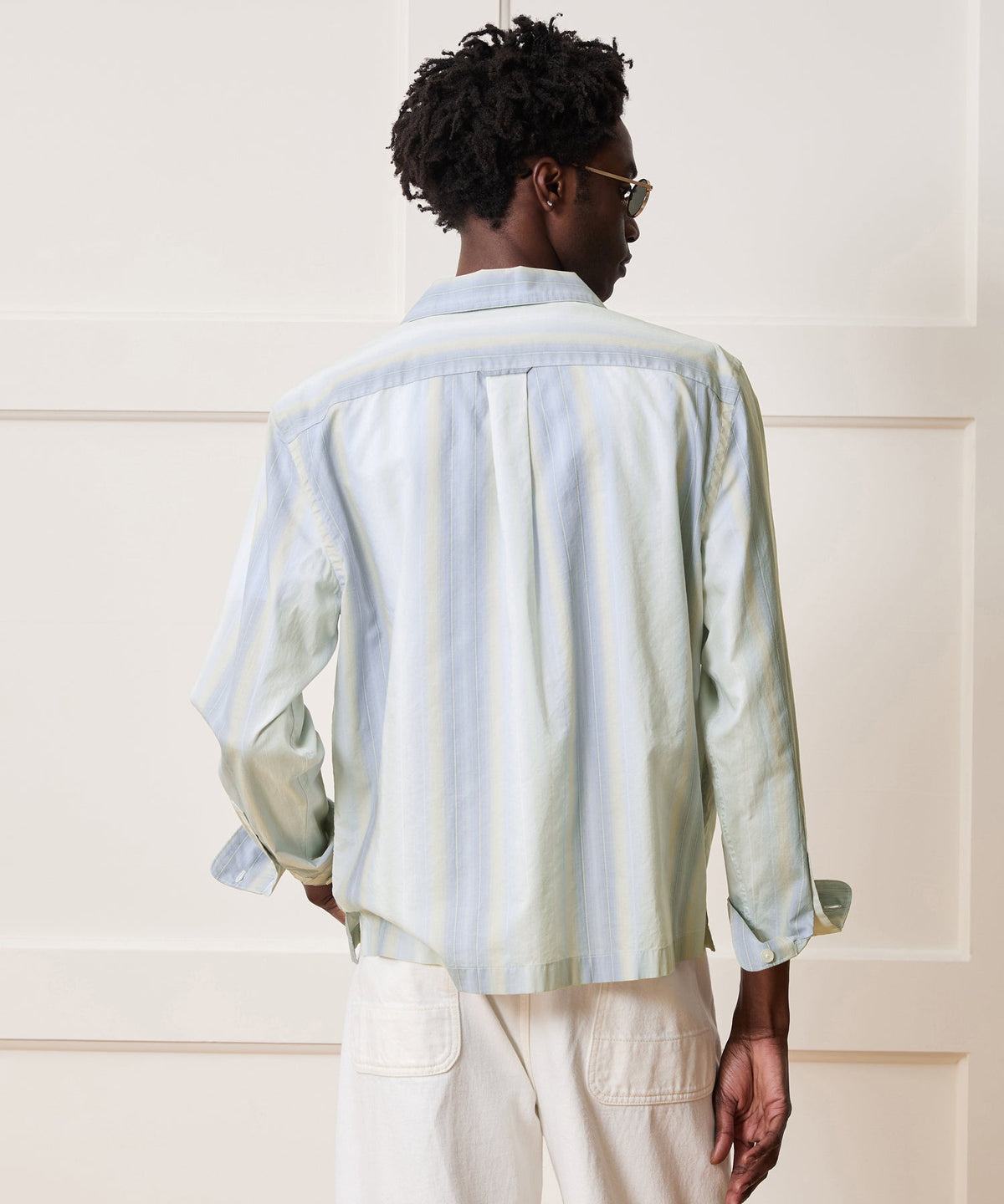 Todd Snyder Summerweight Camp Collar Shirt - Light Blue