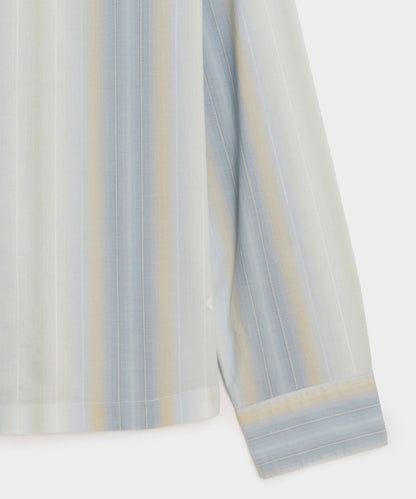 Todd Snyder Summerweight Camp Collar Shirt - Light Blue