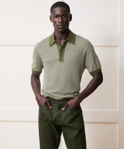 Todd Snyder Joshua Sweater Polo - Earthbound