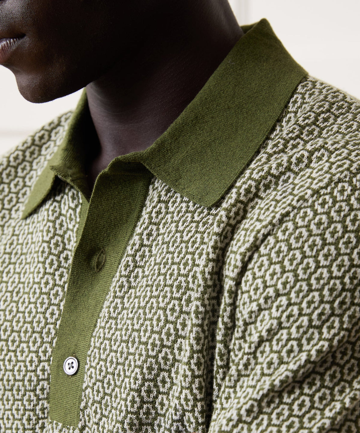 Todd Snyder Joshua Sweater Polo - Earthbound