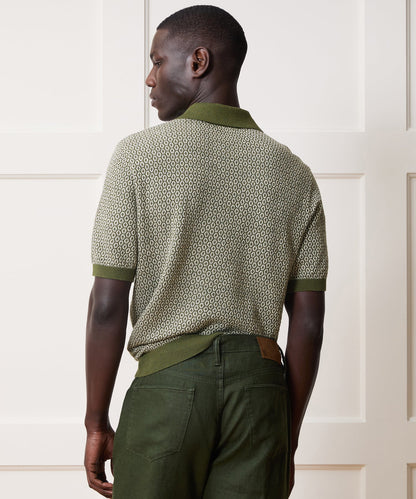 Todd Snyder Joshua Sweater Polo - Earthbound
