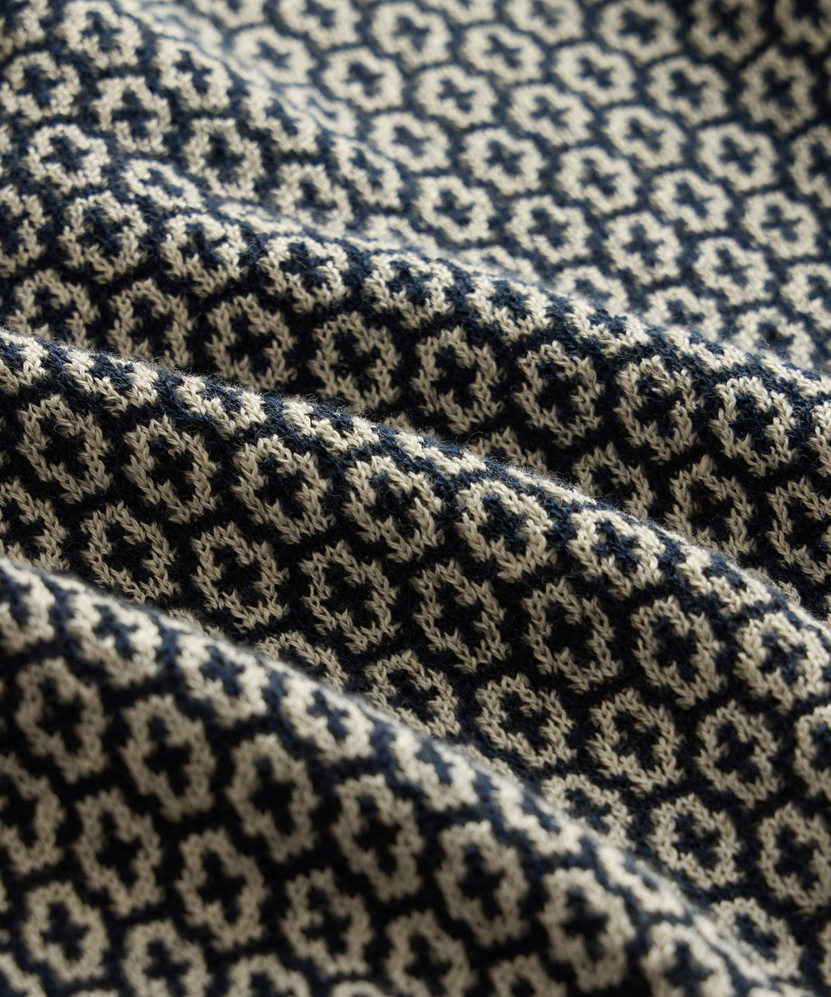 Todd Snyder Joshua Sweater Polo - Navy Batik