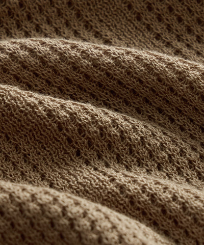 Todd Snyder Harbor Montauk Sweater Polo - Sand