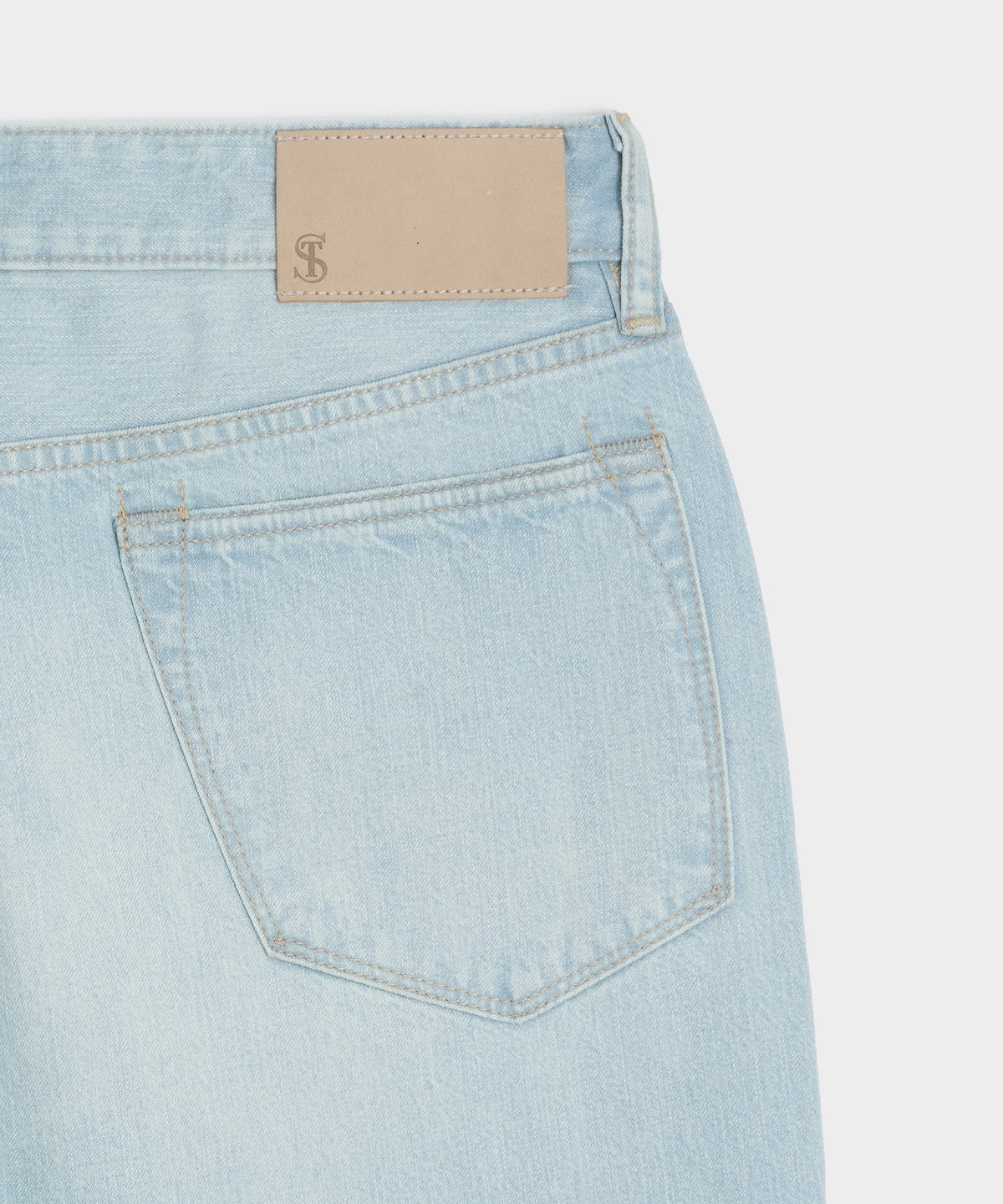Todd Snyder 8" Relaxed Denim Short - Light Indigo
