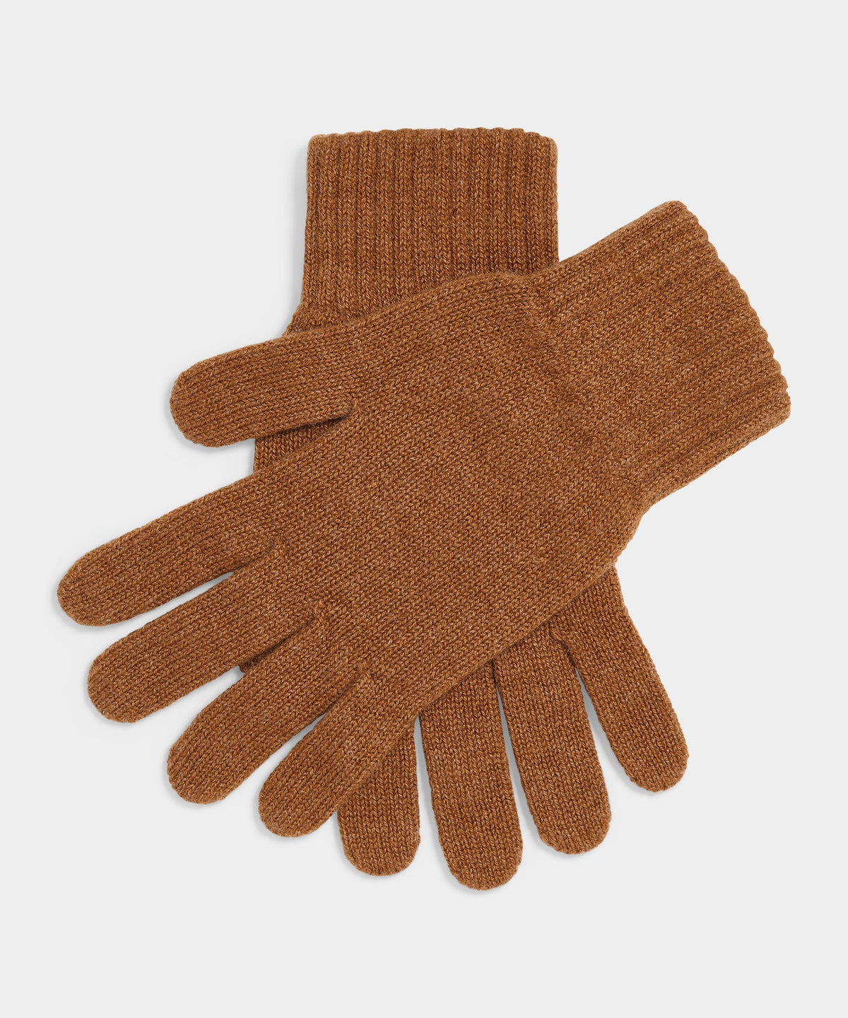 Todd Snyder Joshua Ellis Rib Knit Cashmere Glove - Brown