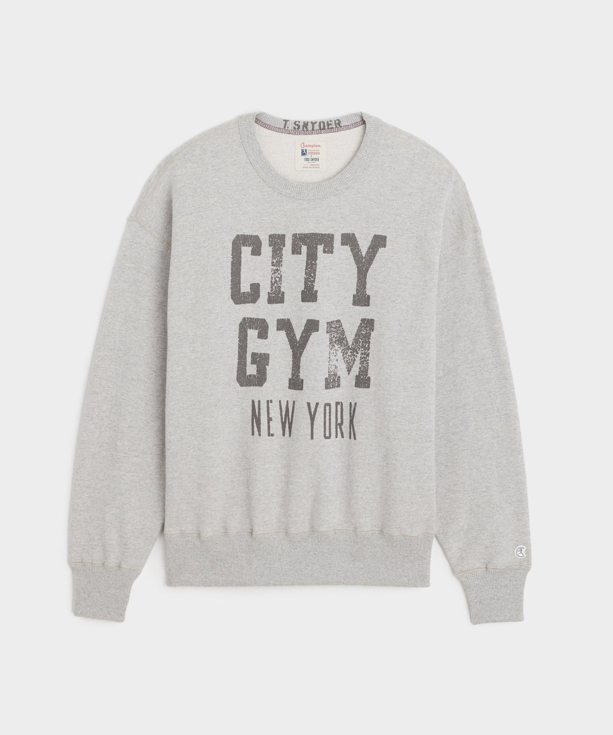 Todd Snyder Champion City Gym Sweatshirt - Grey Mix