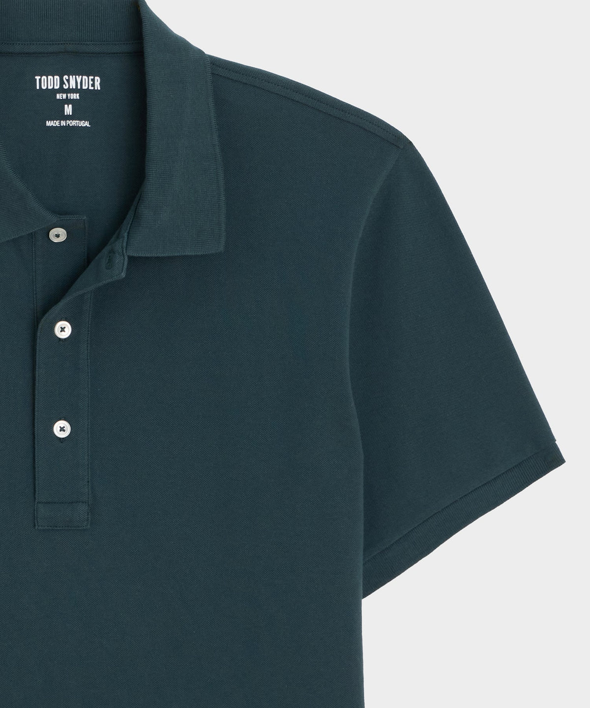 Todd Snyder Cotton Pique Polo - Poseidon