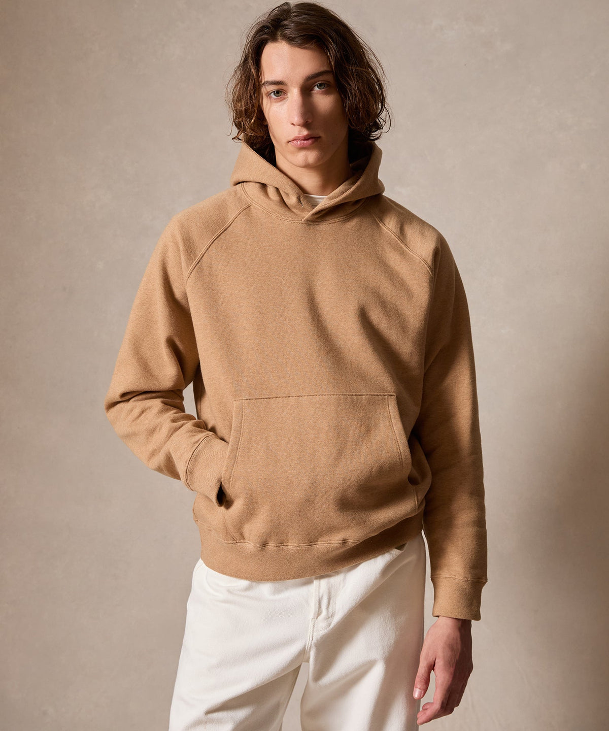 Todd Snyder Cotton-Camelhair Fleece Hoodie - Camel