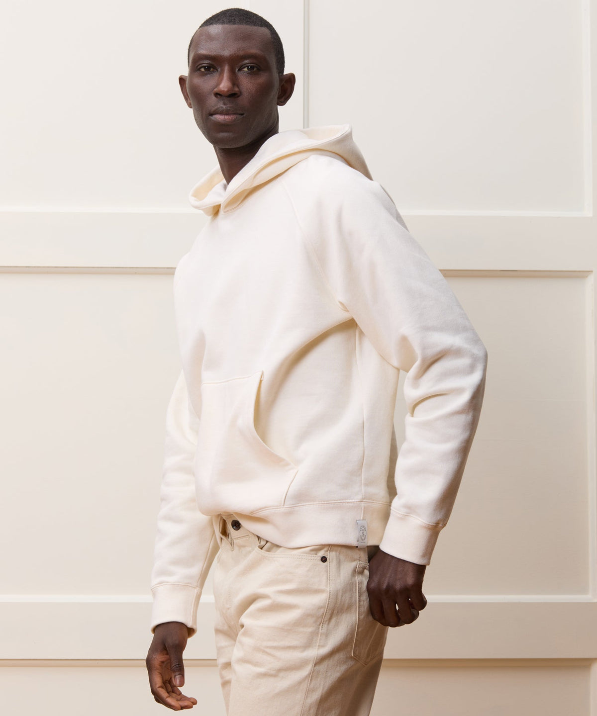 Todd Snyder Cotton-Camelhair Fleece Hoodie - Vintage White