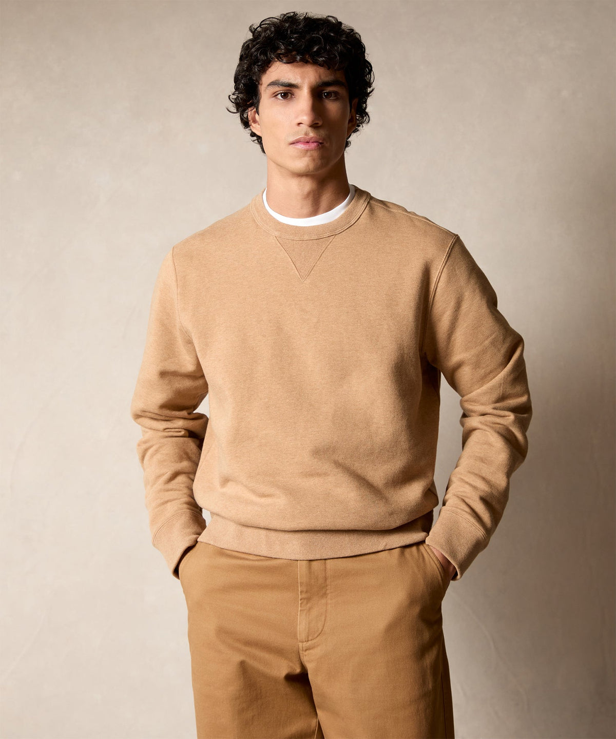 Todd Snyder Cotton-Camelhair Fleece Sweatshirt - Camel