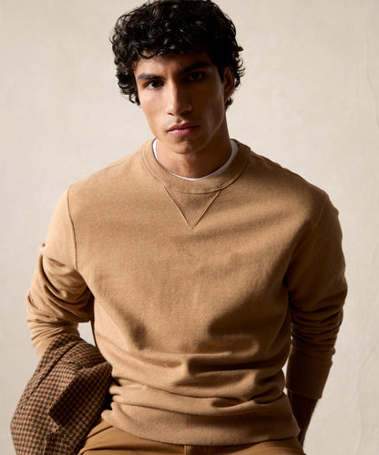 Todd Snyder Cotton-Camelhair Fleece Sweatshirt - Camel