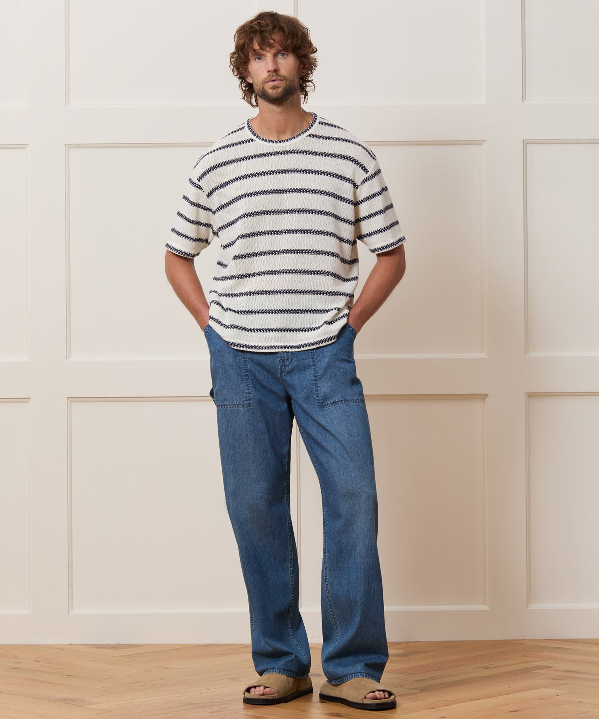 Todd Snyder Relaxed Tee - Bisque