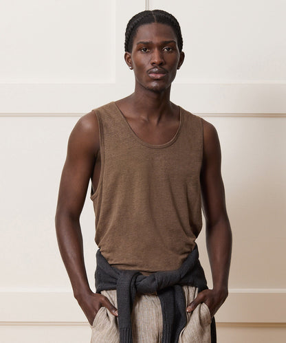 Todd Snyder Linen Tank - Hopsack