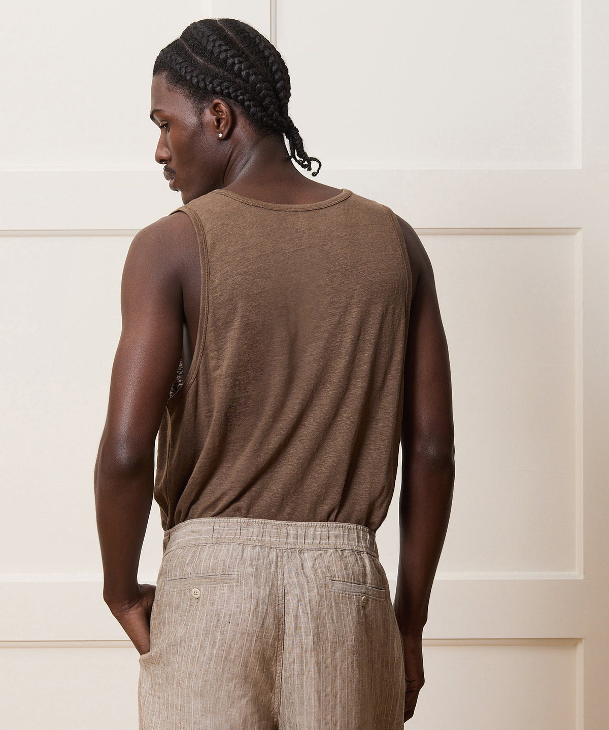 Todd Snyder Linen Tank - Hopsack