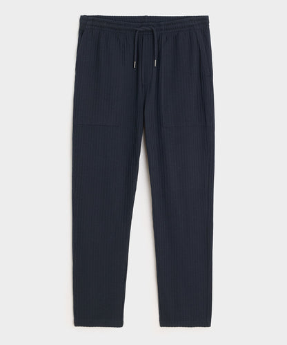 Todd Snyder Relaxed Seersucker Pant - Captain Navy