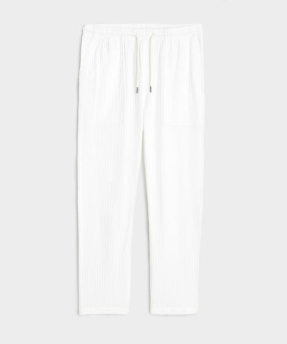 Todd Snyder Knit Seersucker Pant - New White