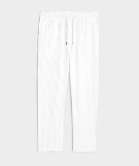 Todd Snyder Knit Seersucker Pant - New White