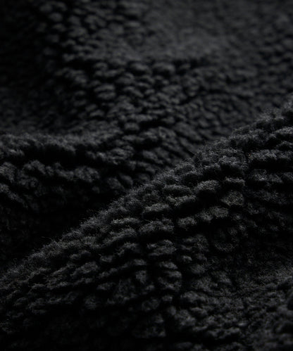 Todd Snyder Sherpa Snap Pullover - Charcoal