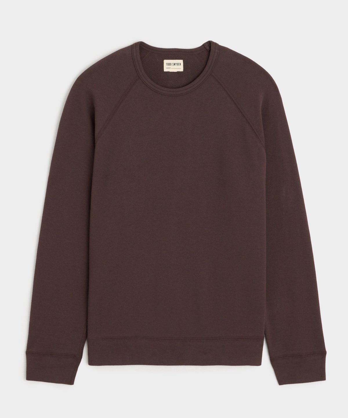 Todd Snyder Lightweight Terry Cloth Crew - English Brown