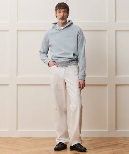 Todd Snyder Lightweight Terry Cloth Hoodie - Fog