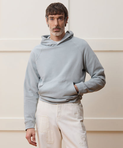 Todd Snyder Lightweight Terry Cloth Hoodie - Fog