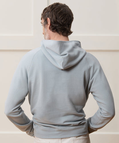 Todd Snyder Lightweight Terry Cloth Hoodie - Fog