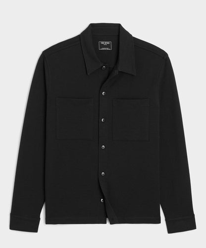 Todd Snyder Travel Terry Shirt - Black
