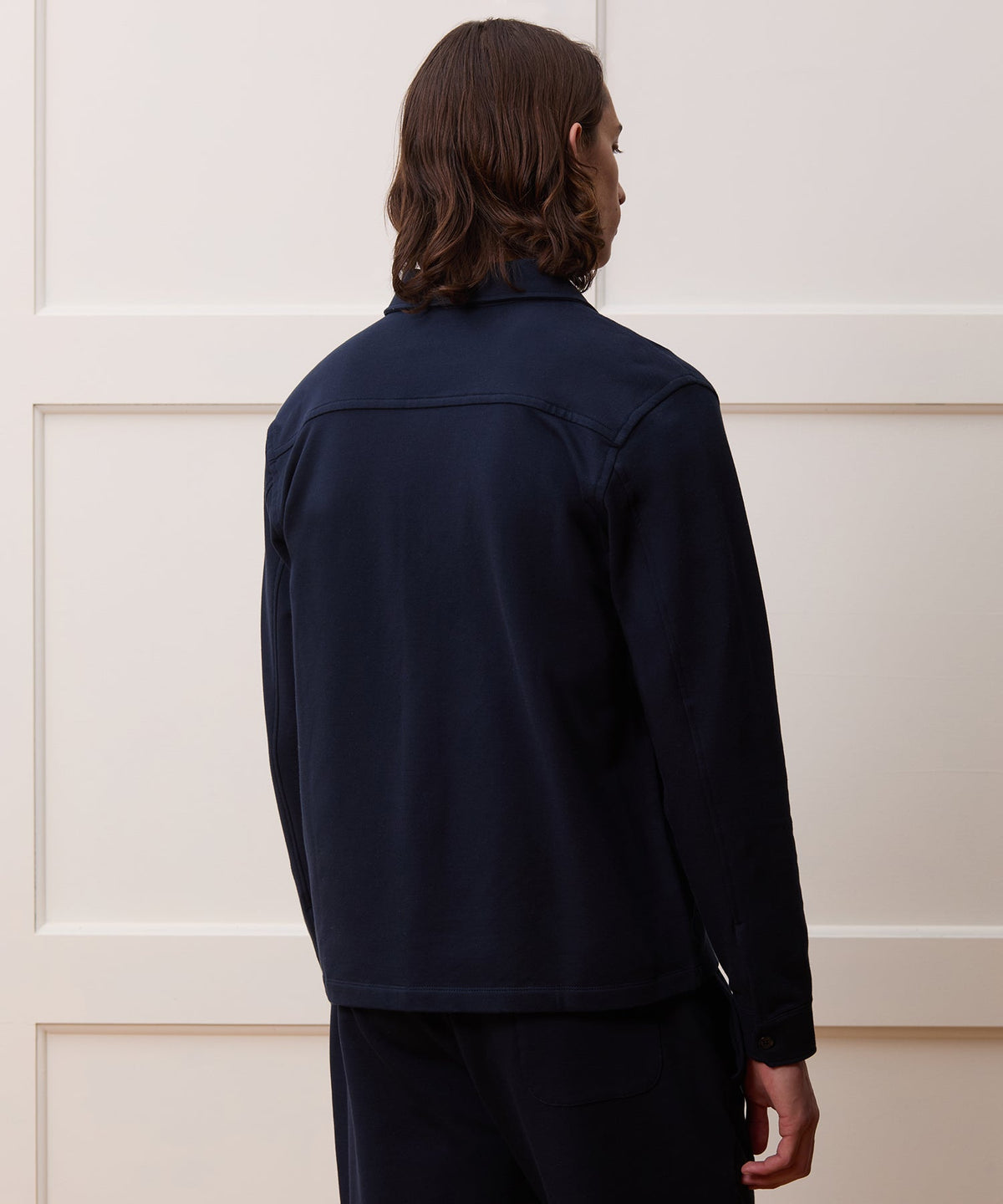 Todd Snyder Travel Terry Shirt - Navy